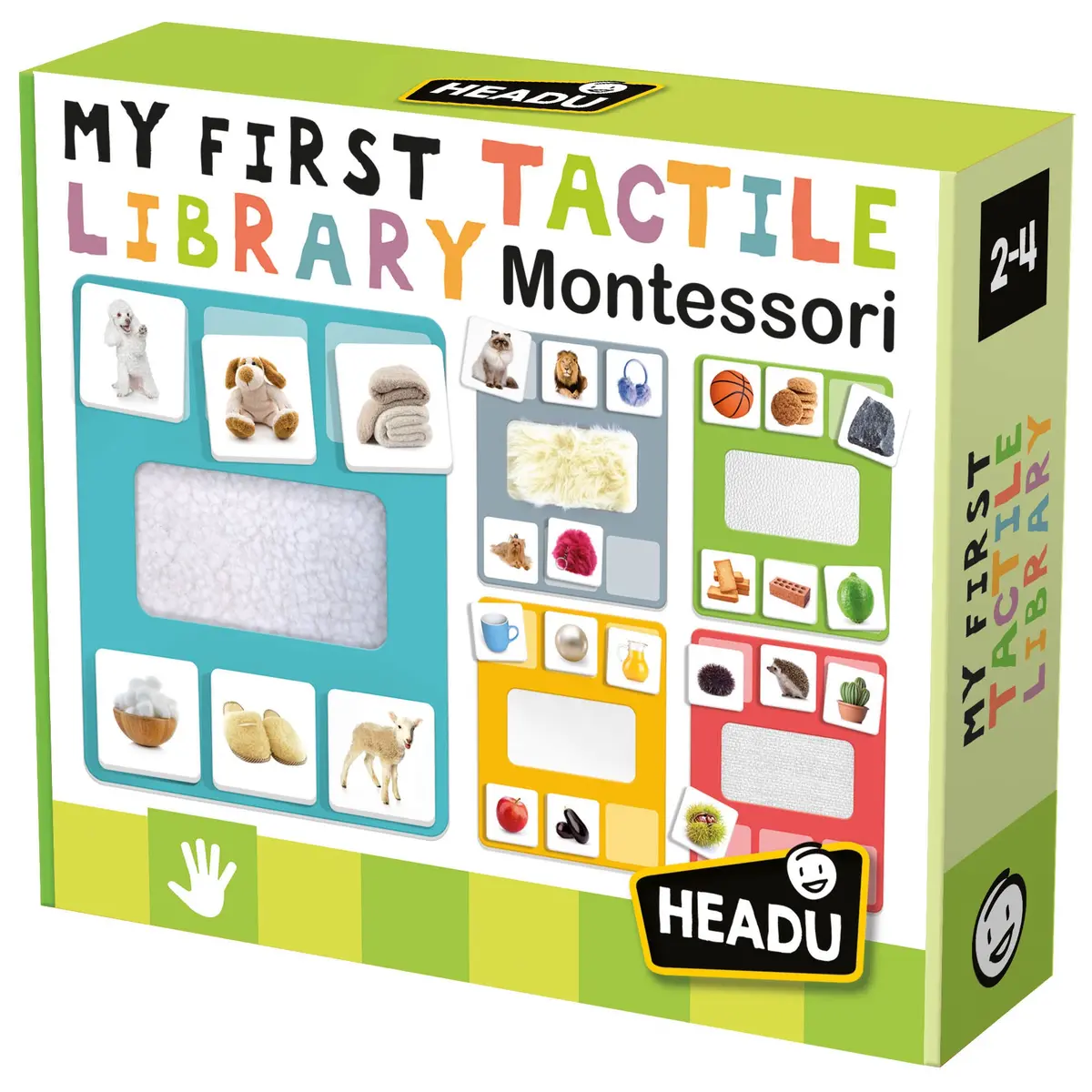 Headu Montessori My First Tactile Library - Sensory Exploration Game 1