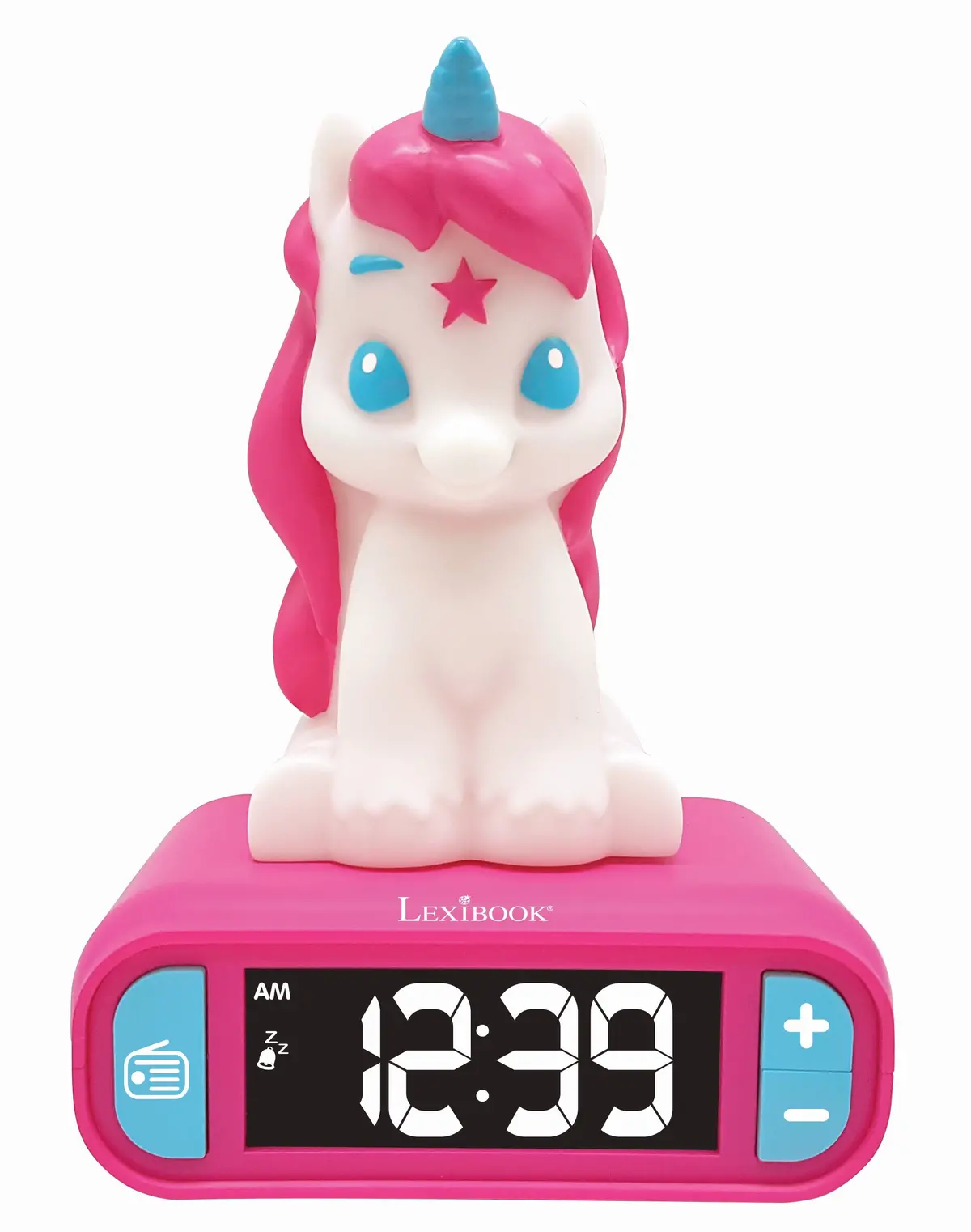 Lexibook Unicorn-Themed Digital Alarm Clock With Nightlight - Multicolor 1