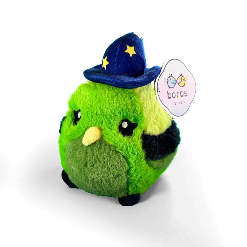 Borbs Lime Slime Multicolor Plush Conure - Ultra-Soft Sensory-Friendly Toy 1