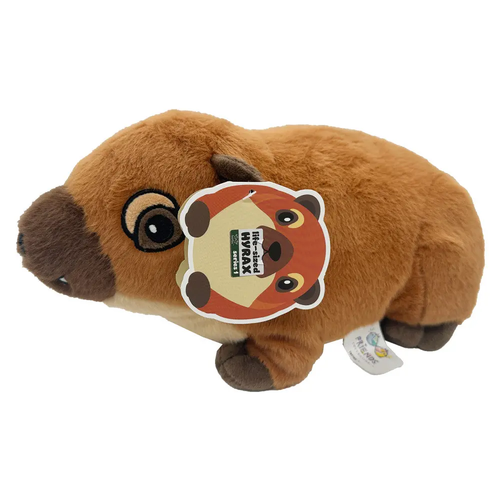 Borbs Cuddle Companion Life-Sized Hyrax Plush - Soft Brown 1