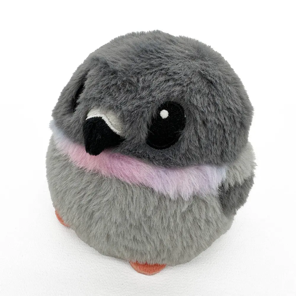 Borbs Whimsical Pigeon Plush With Rainbow Neck - Medium Size 1