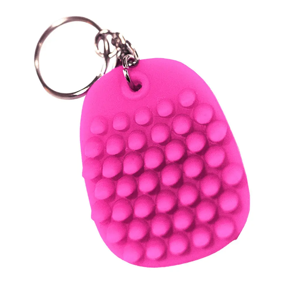 Hedgehog Fidget Keychain – Captivating Pink 1