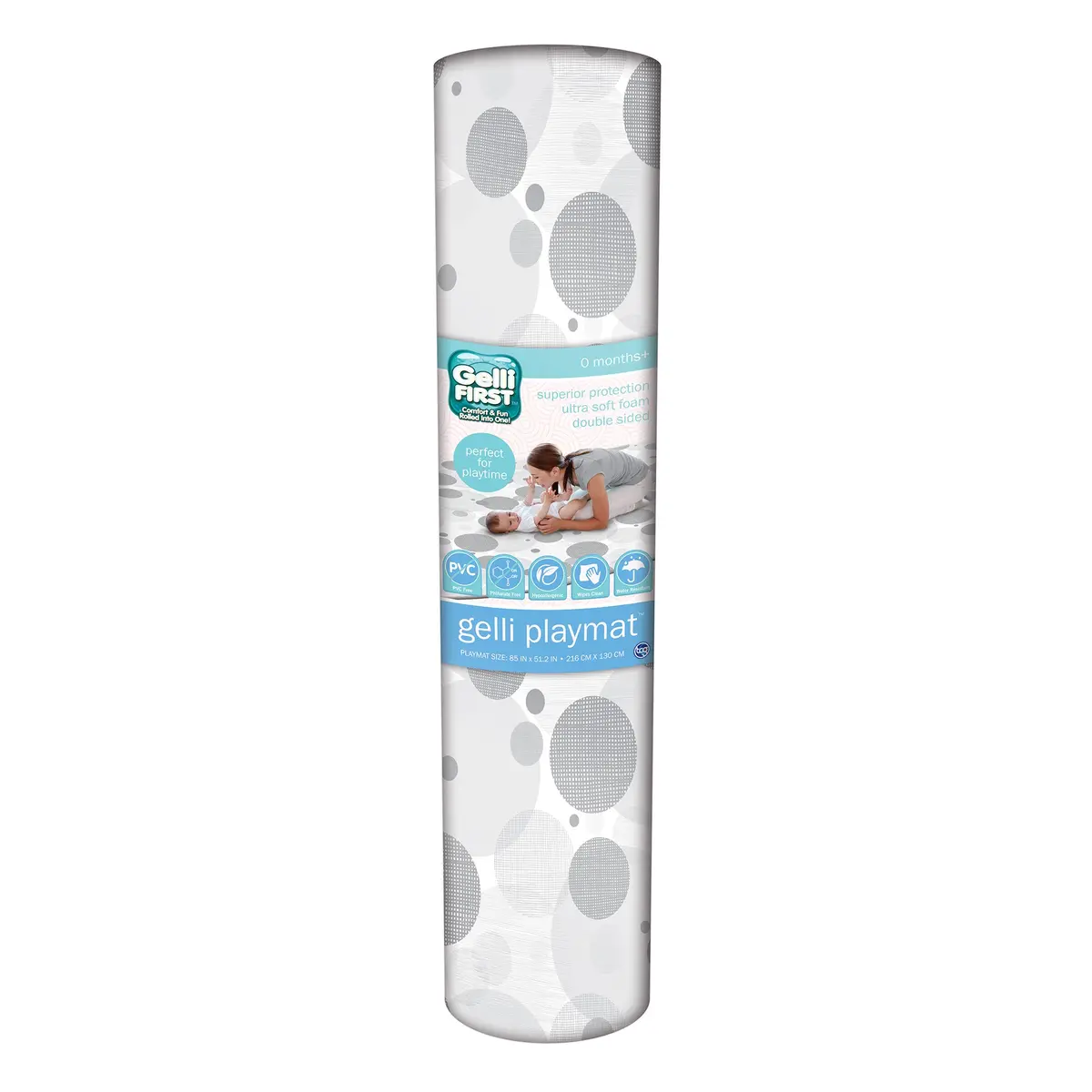 Gelli First Mat - Jumbo Size, Neutral Calm Grey 1