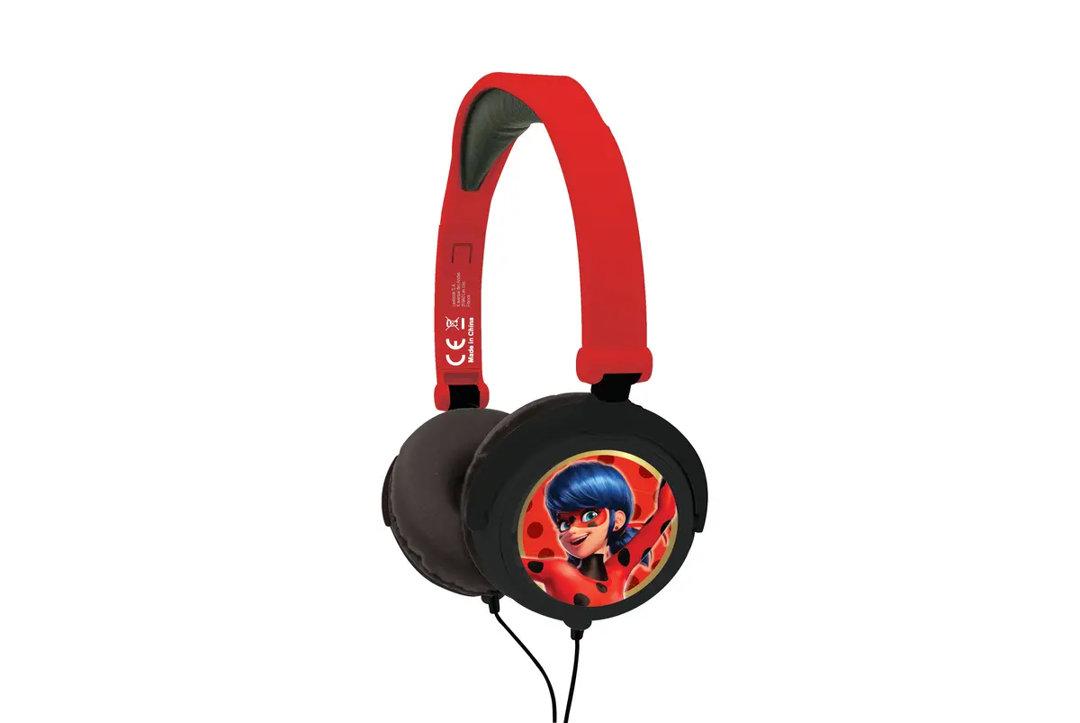 Miraculous Ladybug Foldable Headphones - Compact And Kid-Friendly 1