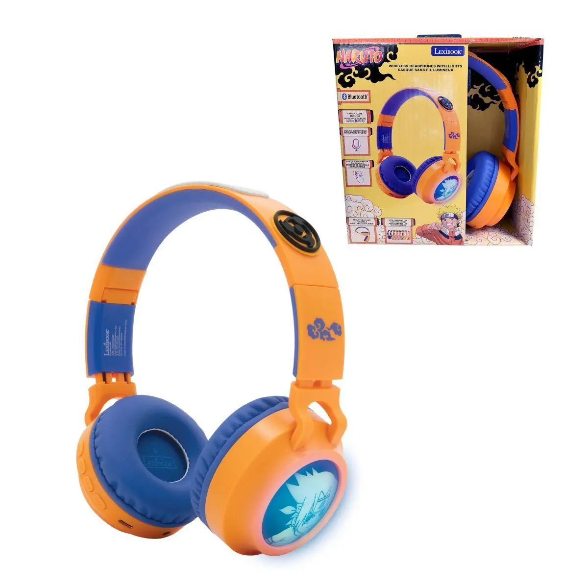 Naruto-Themed Bluetooth & Wired Safe Volume Headphones 1