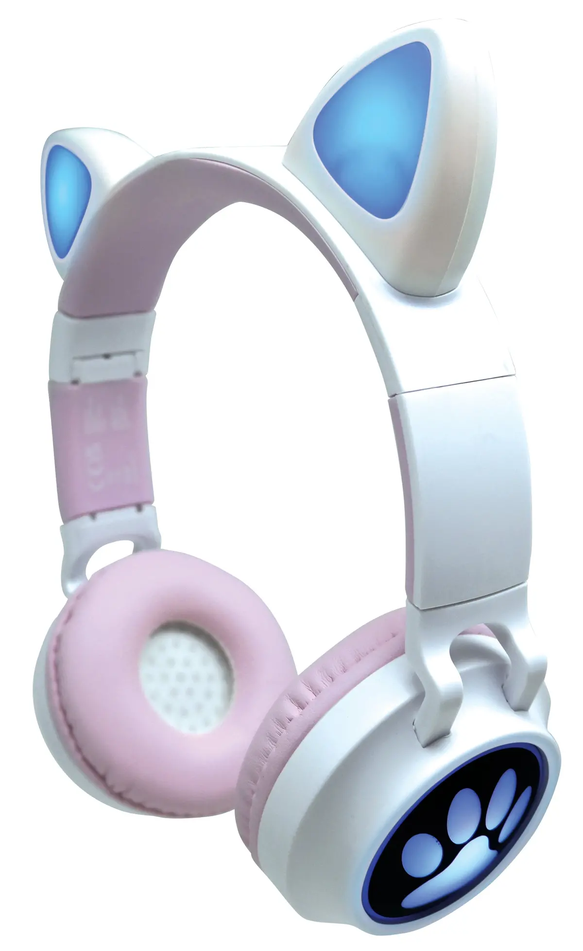 Lexibook Bluetooth Cat Ear Headphones With Led Lights - Pink 1
