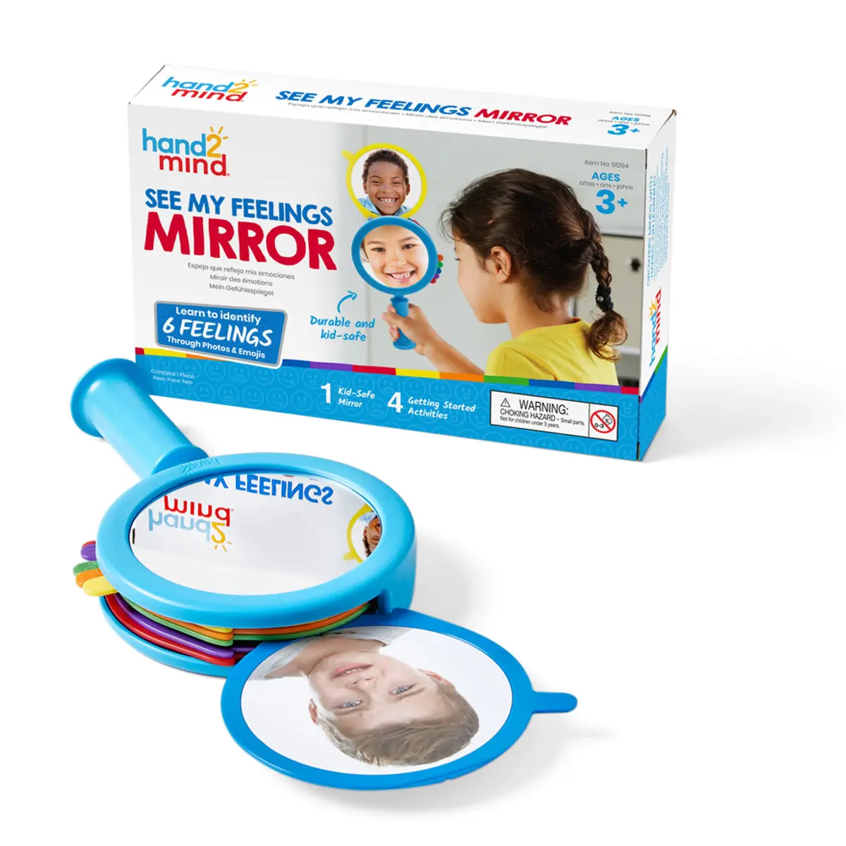 Hand2mind See My Feelings Mirror, Fun Learning Tool For Toddlers 1