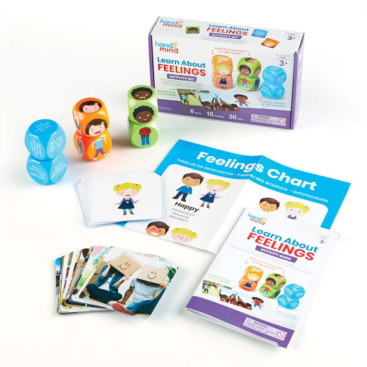 Hand2mind Learn About Feelings Activity Set - Emotion Exploration For Kids 1