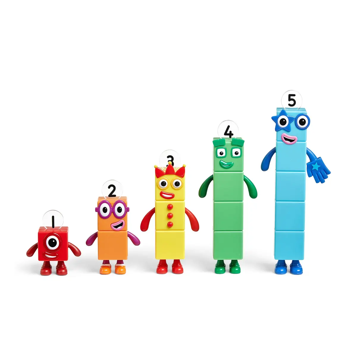 Hand2mind Numberblocks Friends One To Five - Colorful Math Learning Set 1