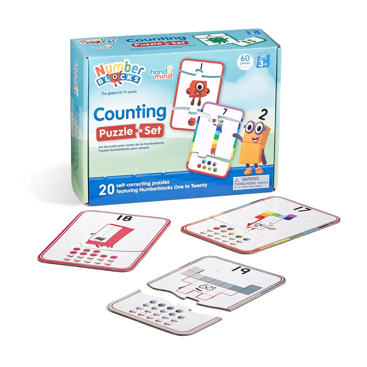 Hand2mind Numberblocks Counting Puzzle Set - Numeracy Fun - Ages 3-5 1