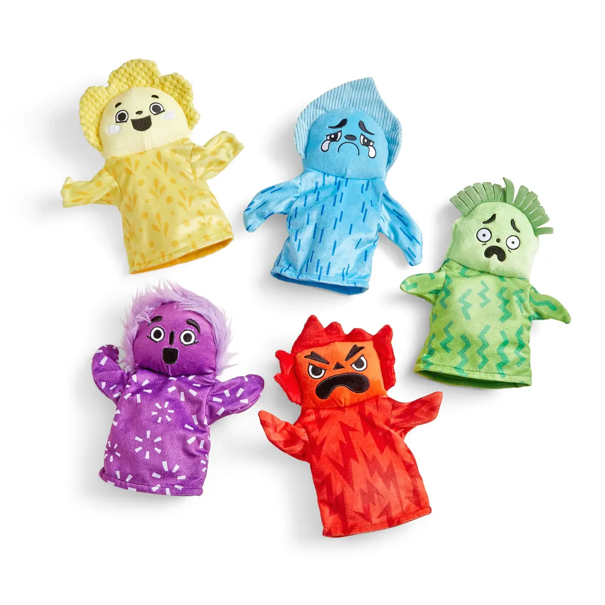 Hand2mind Feelings Family Emotion Exploration Puppet Set 1