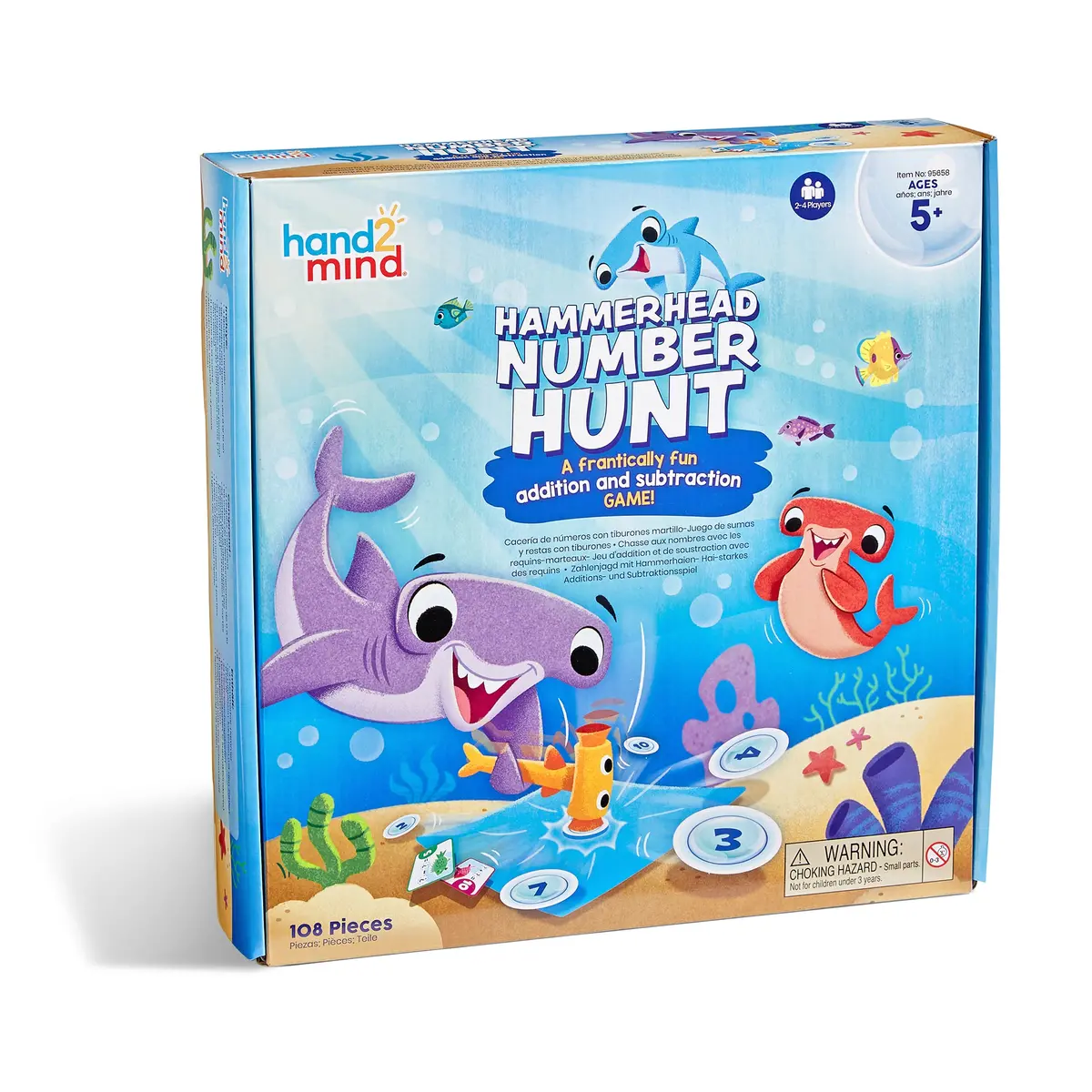 Hand2mind Hammerhead Number Hunt - Math Adventure Game 1