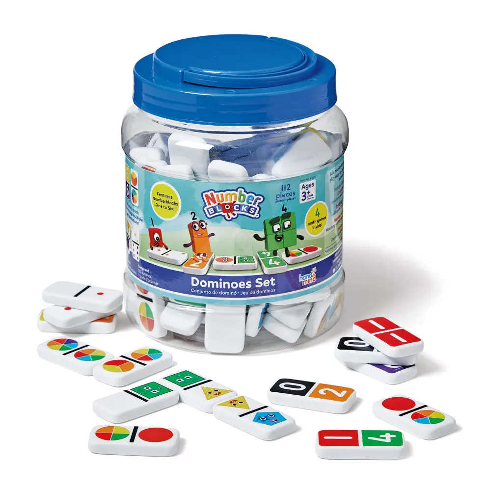 Hand2mind Numberblocks Dominoes Set - Early Math Learning Toy 1