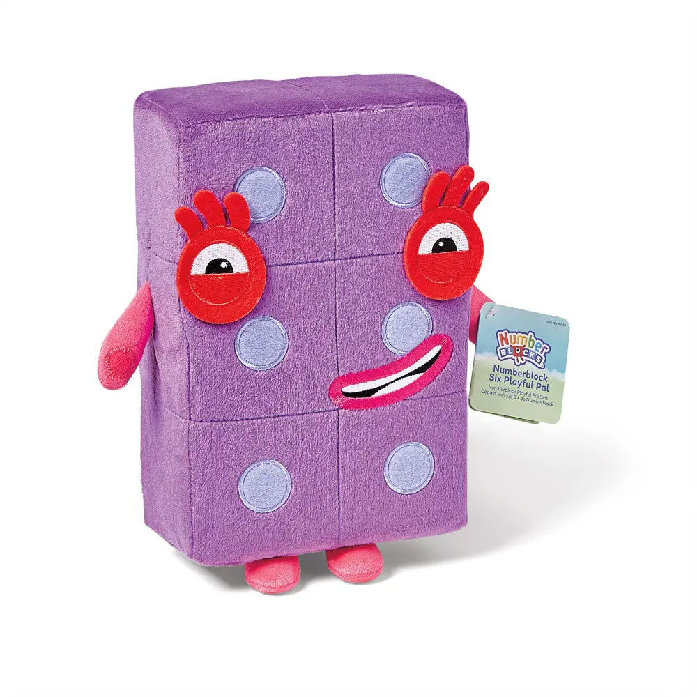 Hand2mind Numberblocks Six Playful Pal Plush - Interactive Math Buddy 1
