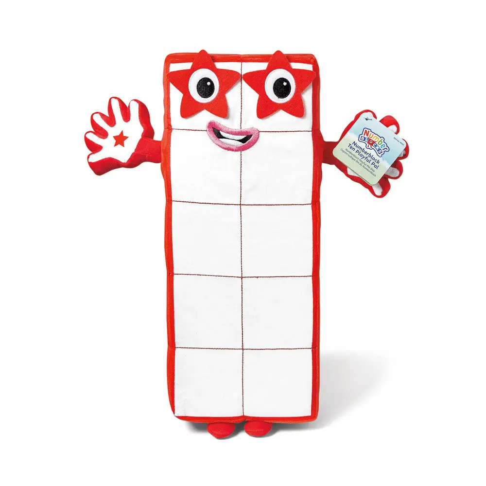Hand2mind Numberblocks Ten Playful Pal Plush Figure - Educational Toy 1