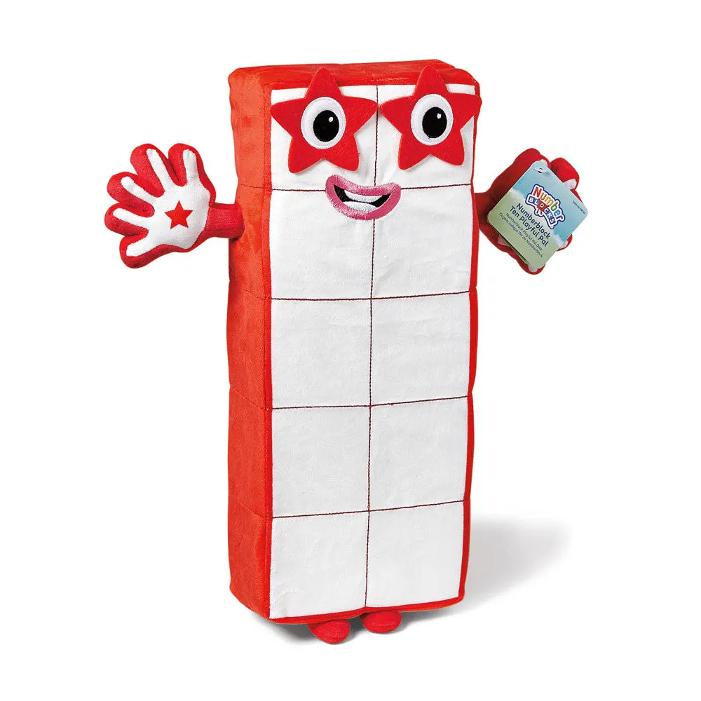 Hand2mind Numberblocks Ten Playful Pal Plush Figure - Educational Toy 2