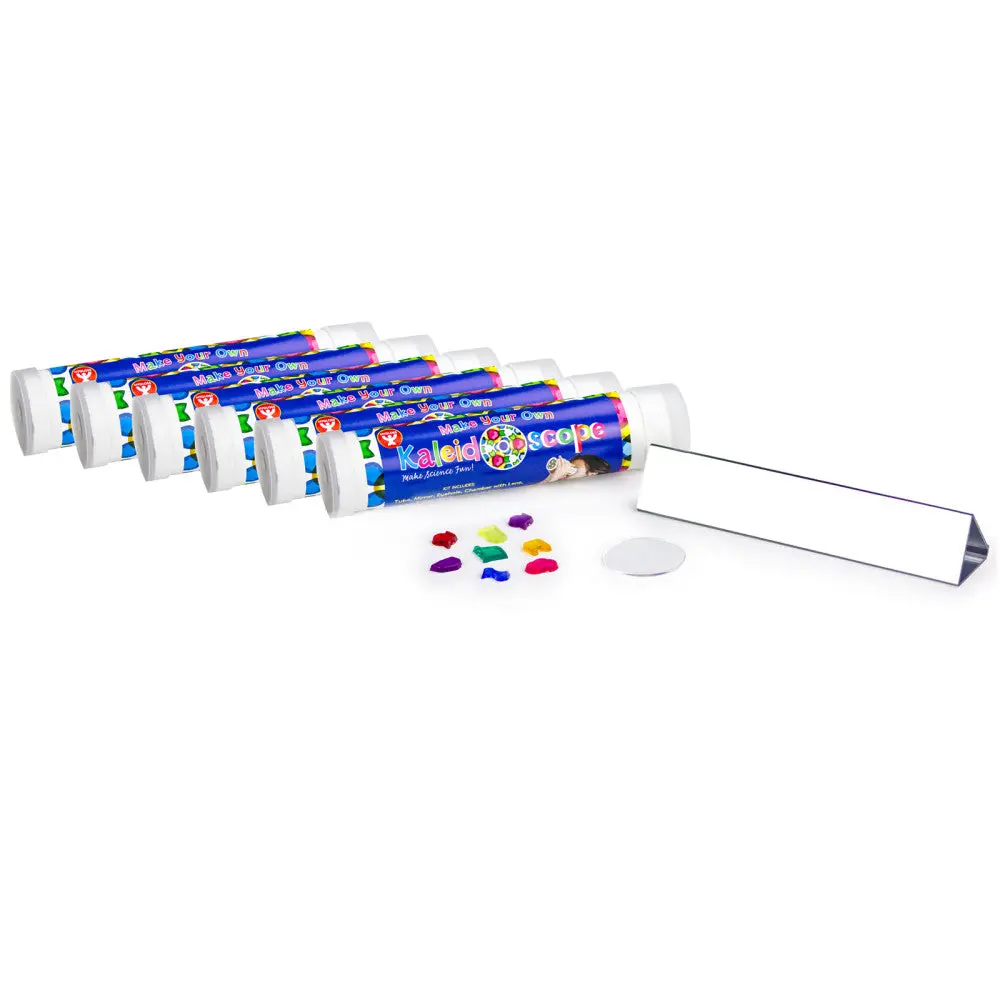 Hygloss Rainbow Wonders Make-Your-Own Kaleidoscope Kit - 6 Pack 1