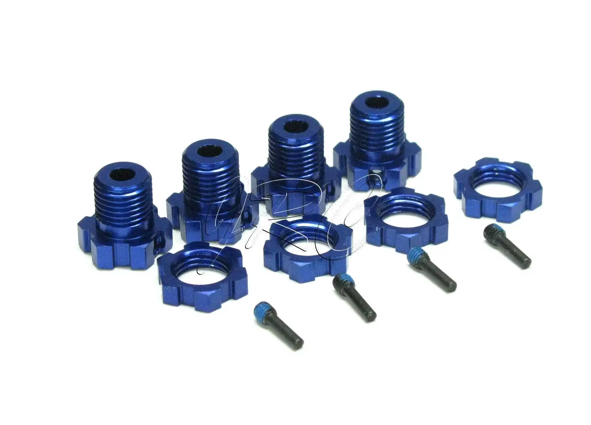 Nitro Revo 3.3 Splined 17Mm Hex Hubs 5353X Nuts Summit E-Revo 53097-3 1