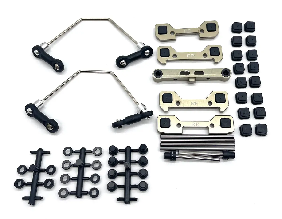 Hobao Hyper Tt 2.0 - Suspension Set, Braces Hinge Pins Hb-Tt2e-C60sv 1