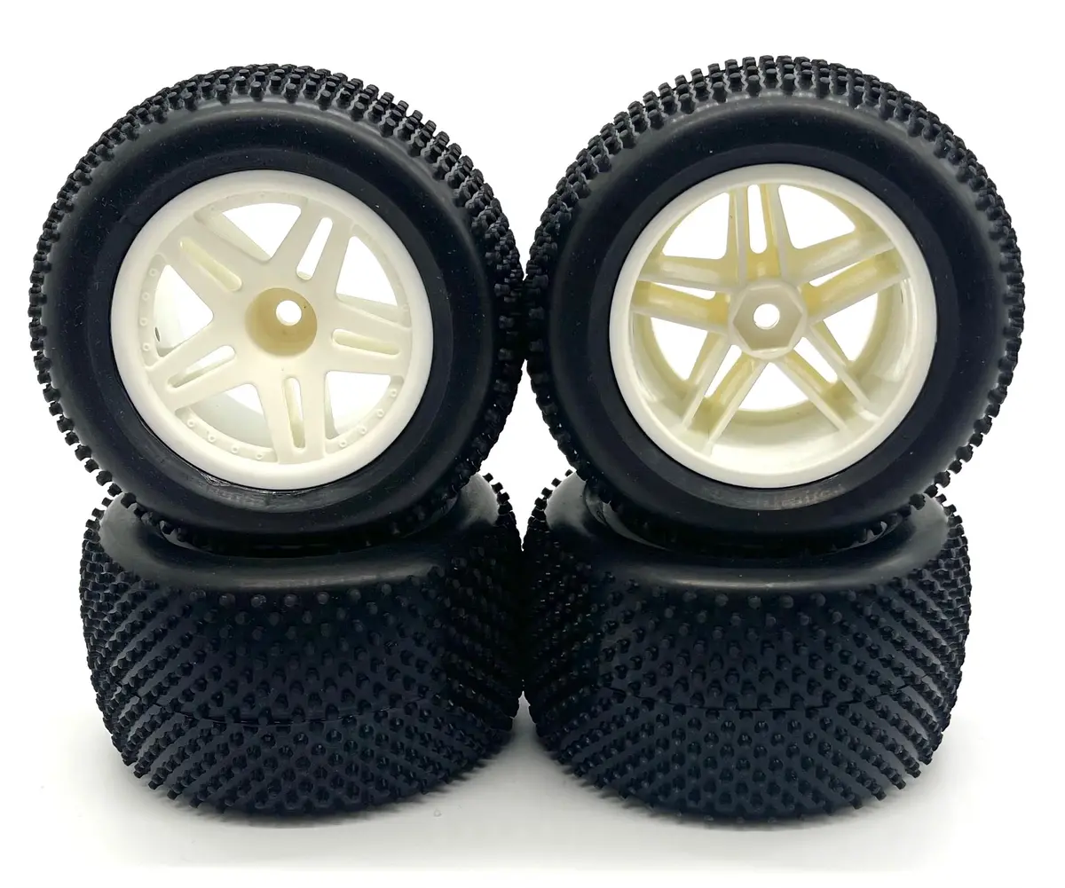 Hobao Hyper Tt 2.0 - Wheels & Tires (17Mm Tt 2.0 Factory Glued Hb-Tt2e-C60sv 1