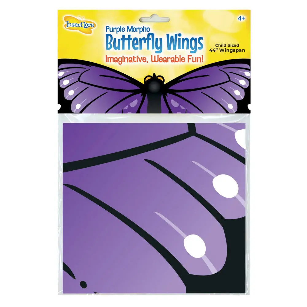 Insect Lore Morpho Butterfly Dress-Up Wings - Purple 1