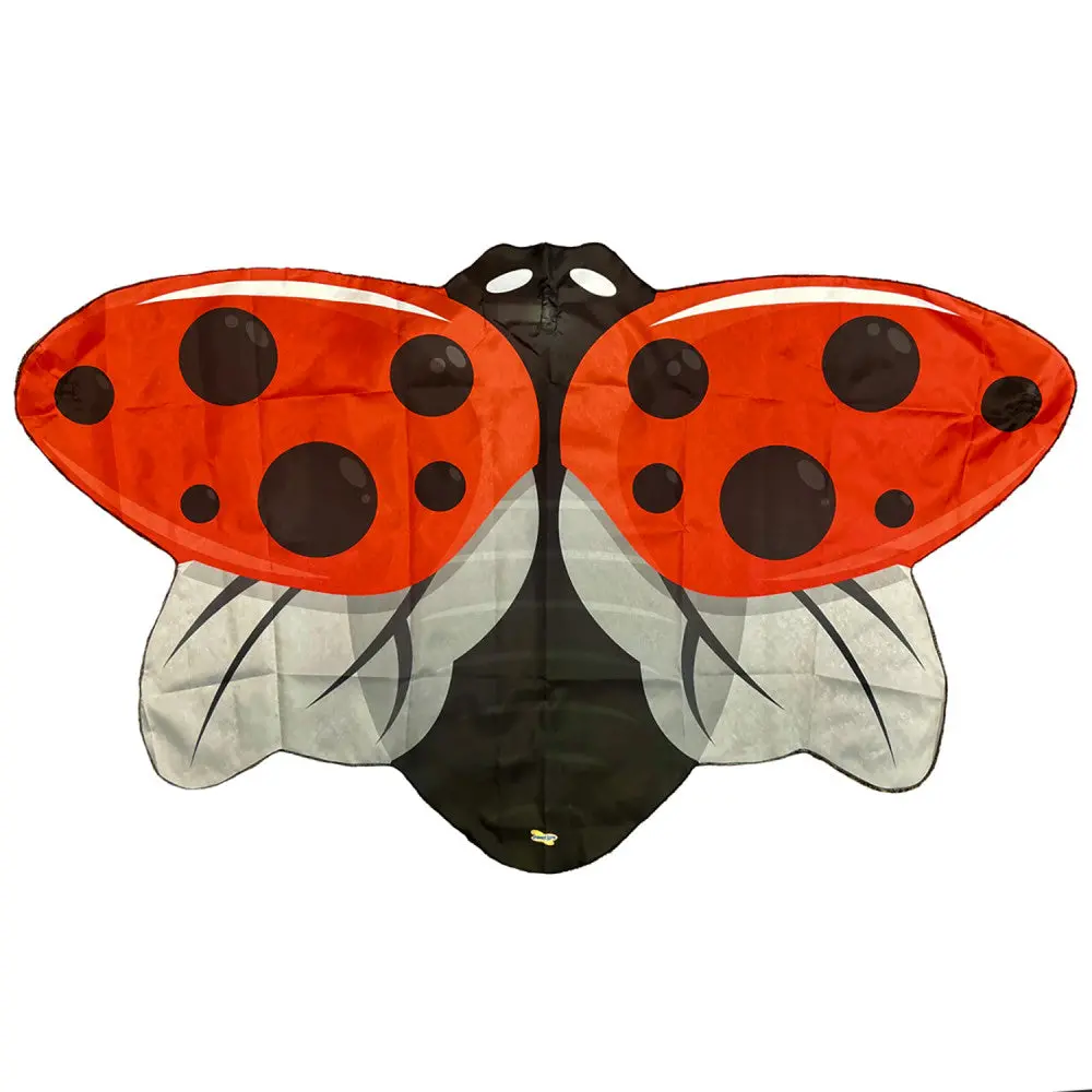 Insect Lore Ladybug Dress-Up Wings - Vibrant Red 1