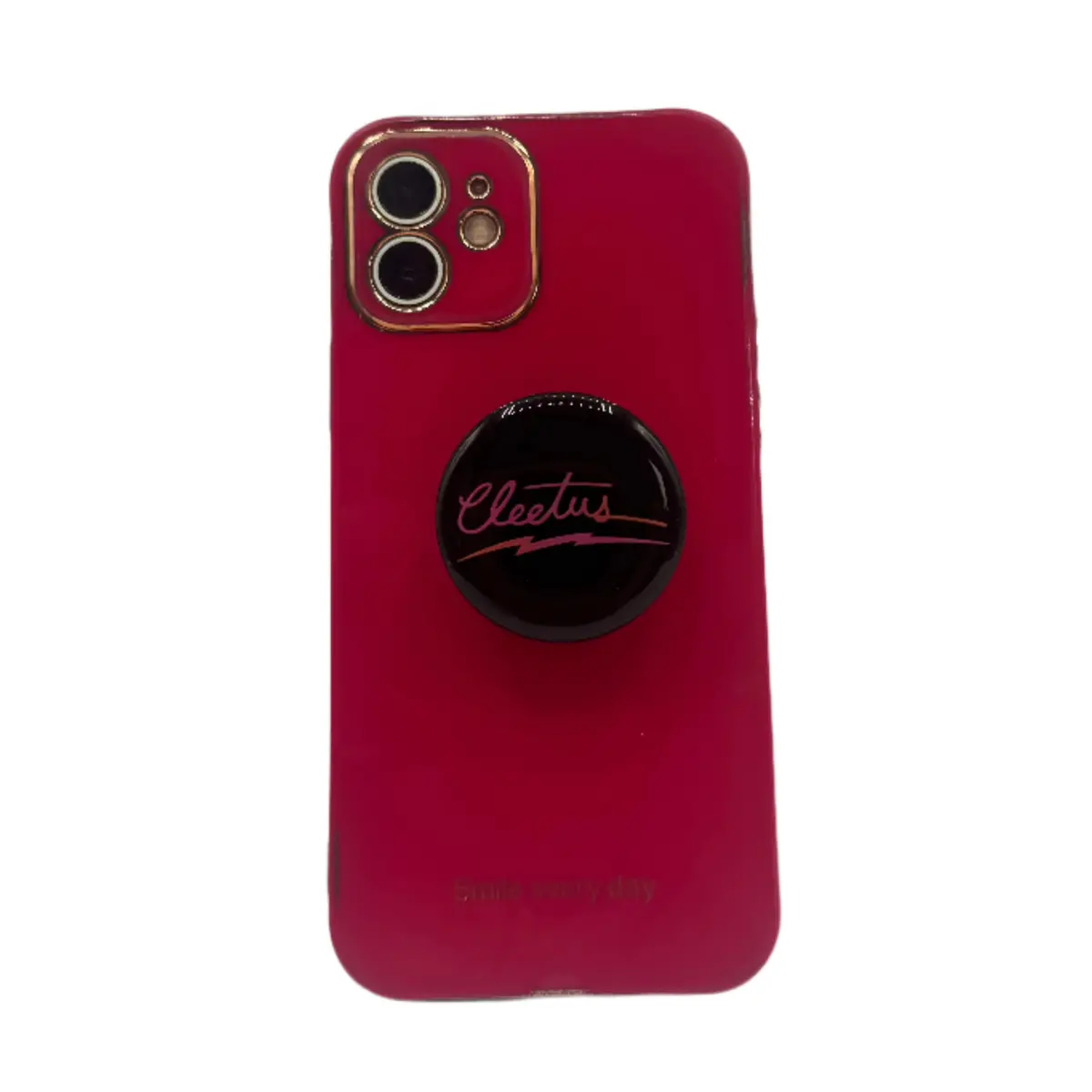 Cleetus Black And Neon Phone Grip 1