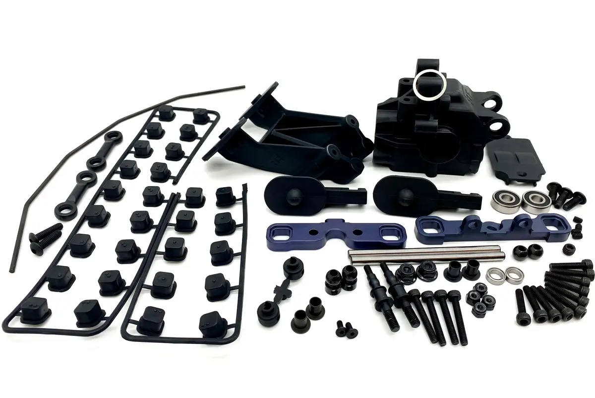 Tekno Nt48 Rear Suspension (Bag D&F) (Sway Bar, Gear Box, Hinge Pin Braces, Pins Tkr9400 1