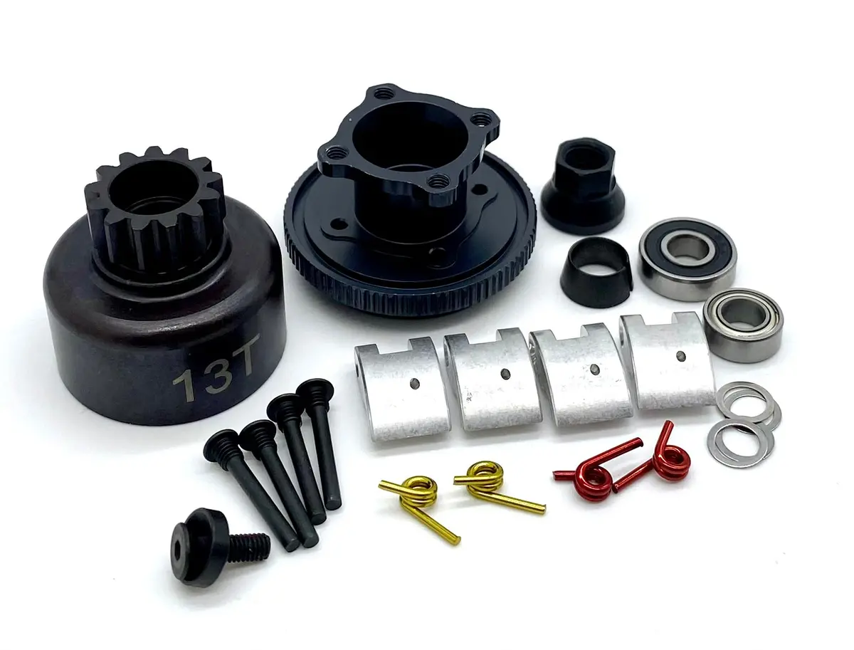 Tekno Nt48 Clutch Set (Bell, Springs, Shoes, Flywheel) Tkr9400 1