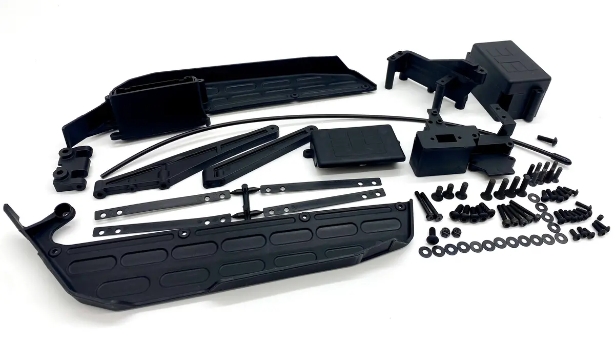 Tekno Nt48 Plastic Set (Bags K & N) Mud Guards, Servo Mount, Esc Tray, Rx Box Tkr9400 1