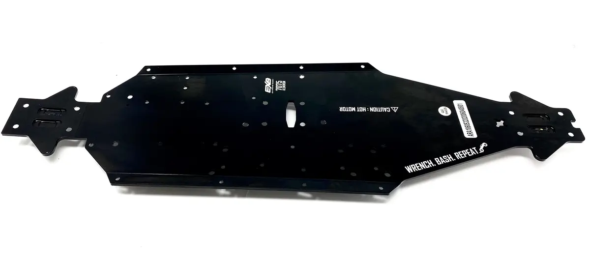 Arrma Kraton 6S Exb - Chassis (Black Aluminum Long Wheel Base Lwb Ara8708v6 1