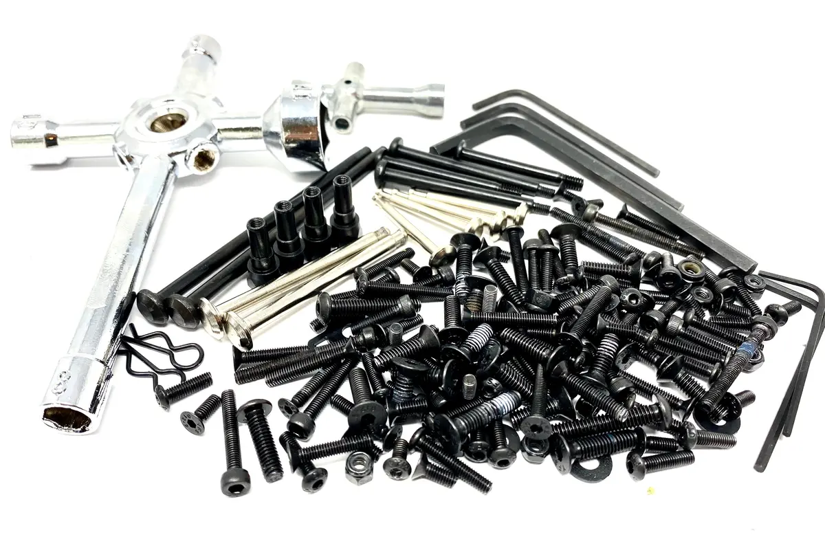 Arrma Notorious 6S V5 Blx - Screws & Tools Hardware Nuts T-Wrench Ara8611v5 1