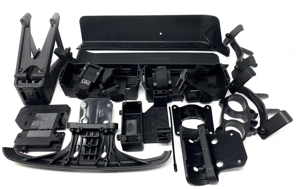 Outcast 8S Exb - Side Guards, Battery Tray V2 Roll Tower Body Post Arrma Ara5210v2 1