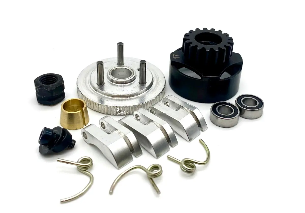 Savage Xl 5.9 Gtxl-6 - Clutch Bell, Gear, Flywheel & Shoes 17T Hpi 160102 1