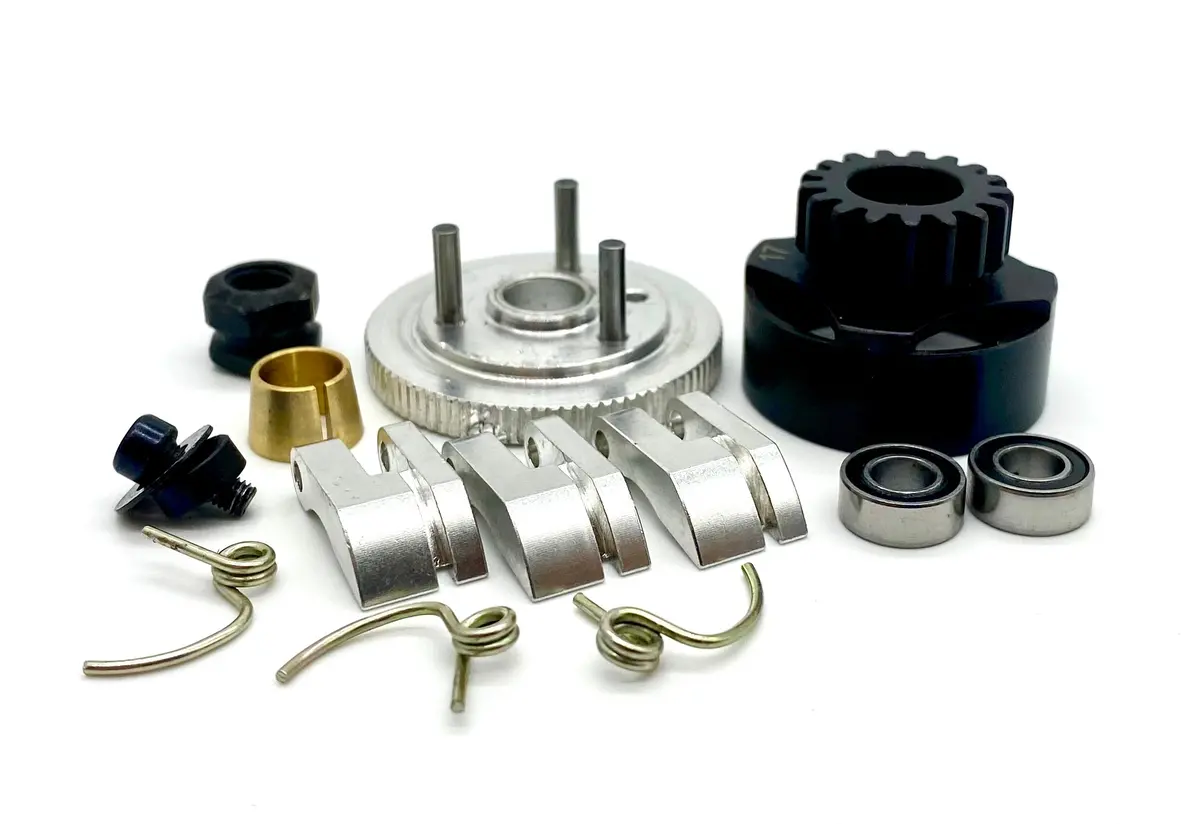 Savage Xl 5.9 Gtxl-6 - Clutch Bell, Gear, Flywheel & Shoes 17T Hpi 160102 2
