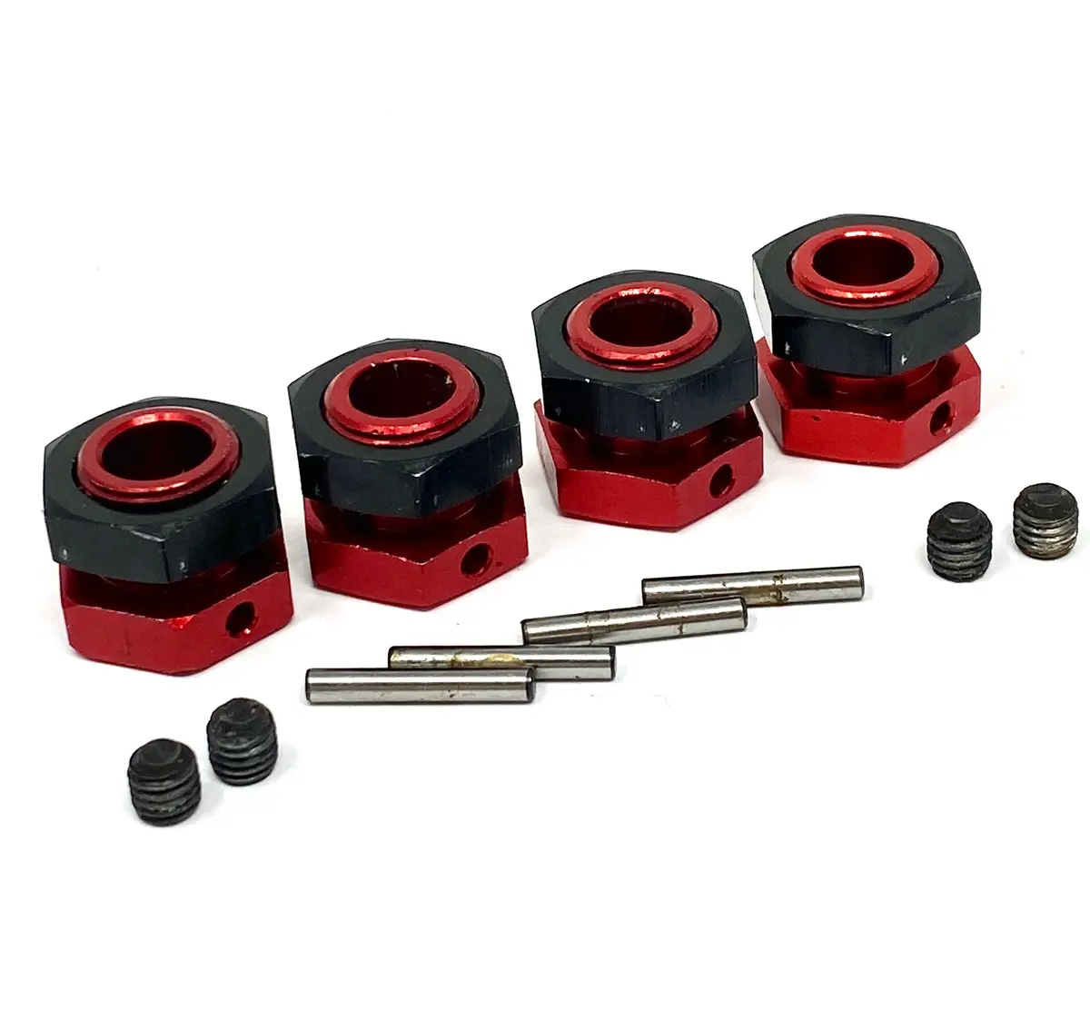 Arrma Felony 6S - 17Mm Hex Hubs (Red Wheel Hexes, Nuts Infraction V2 Ara7617v2 1