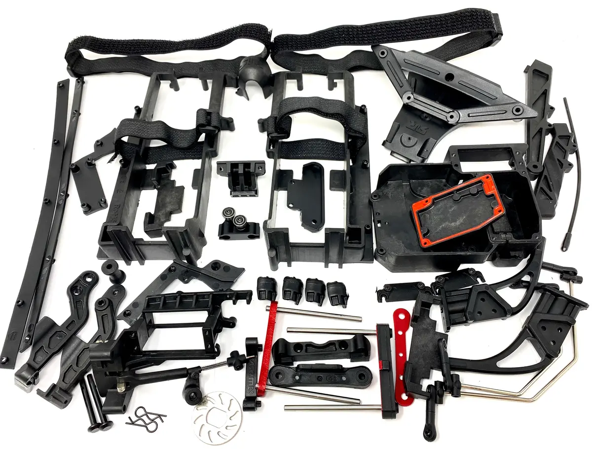 Arrma Infraction 6S - Battery Tray Sway Bars Hand-Brake Disc Braces V2 Ara7615v2 1