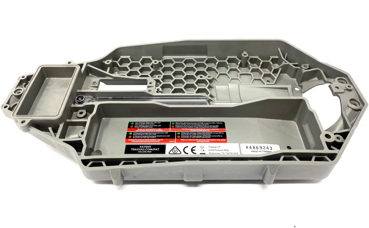 Stampede 4X4 Vxl Chassis & Center Clear Cover Hoss Vxl 90376-4 1