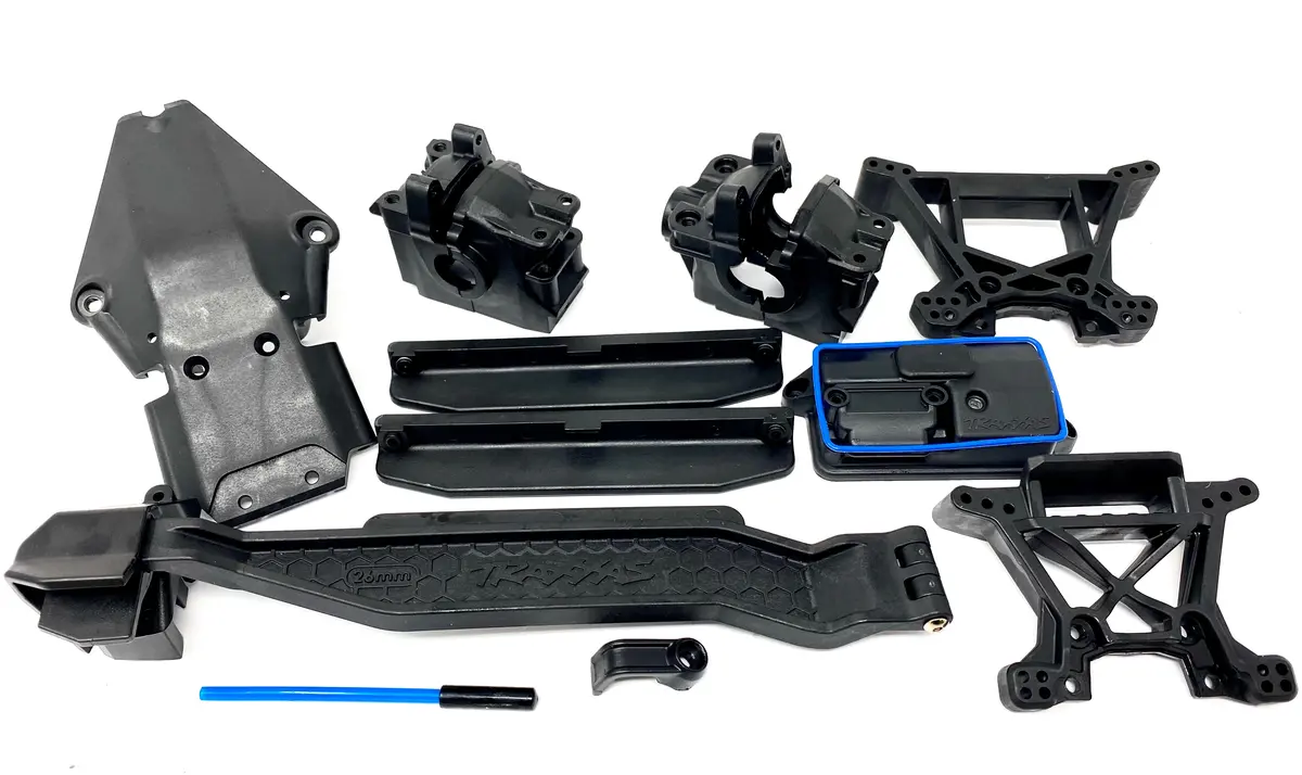 Hoss 4X4 Vxl Receiver Box, Diff Housing, Bulkhead Shock Towers 90076-4 1