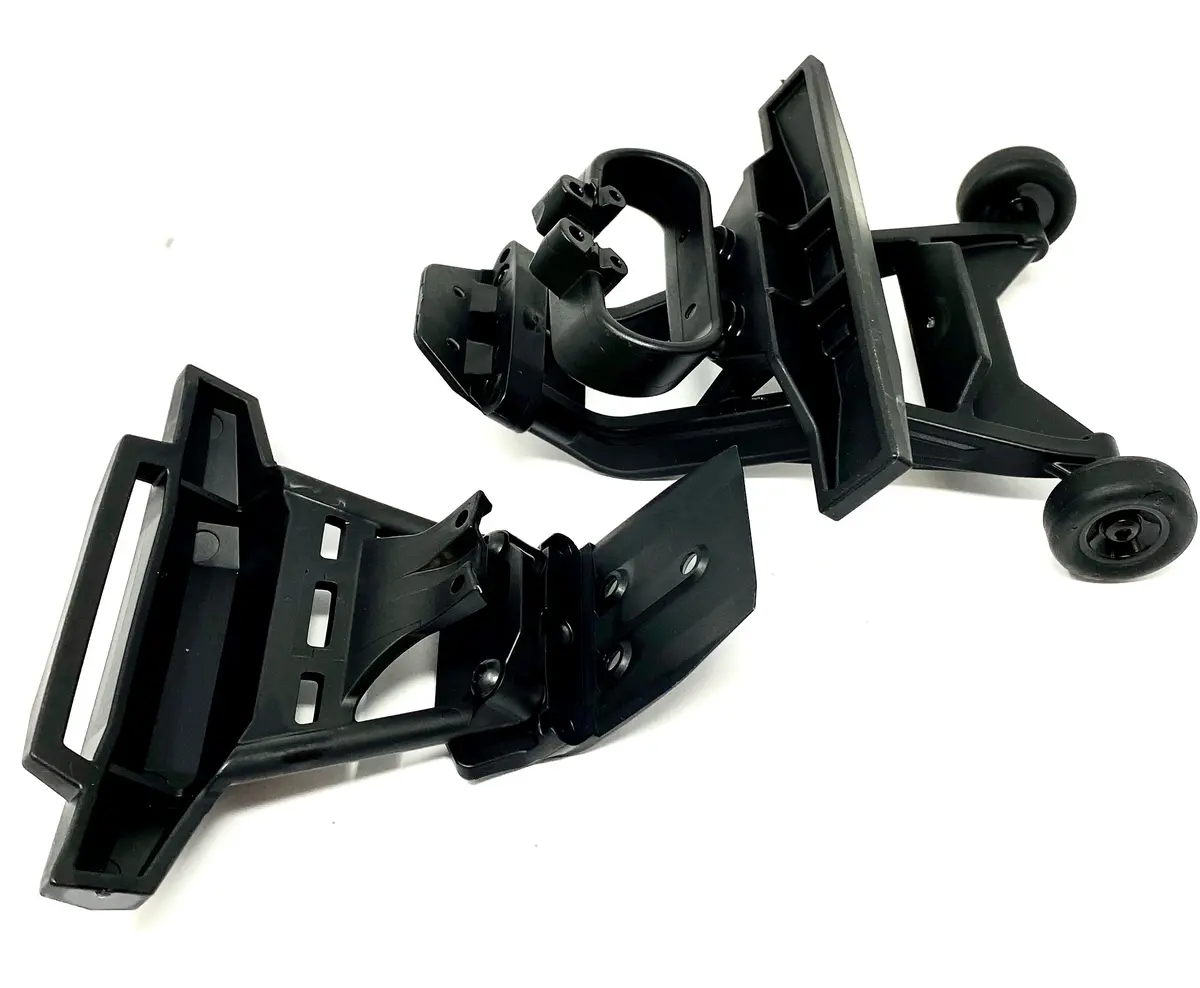 Stampede 4X4 Vxl Bumpers & Wheelie Bar Front & Rear Hoss Assembled 90376-4 1