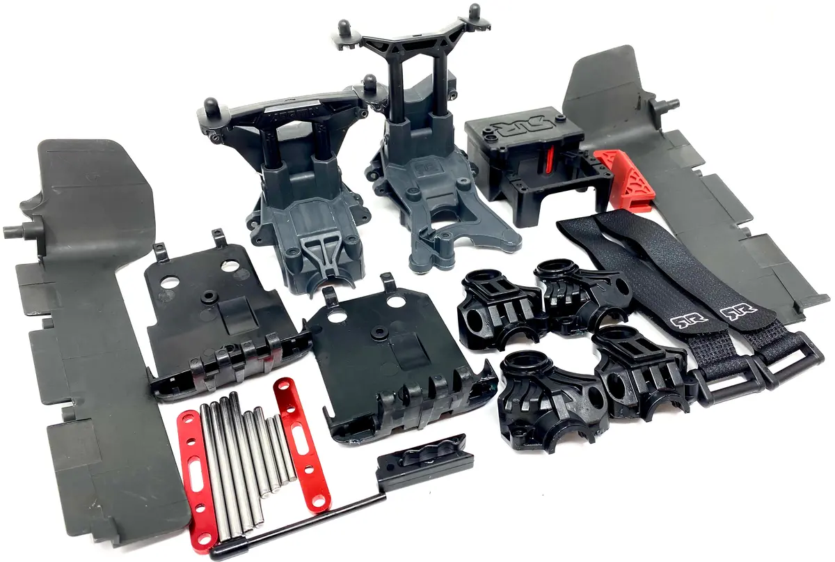 Arrma Granite 4X4 3S Blx - Side Guards, Towers Mounts Bulkhead Bumpers Ara4302v3 2
