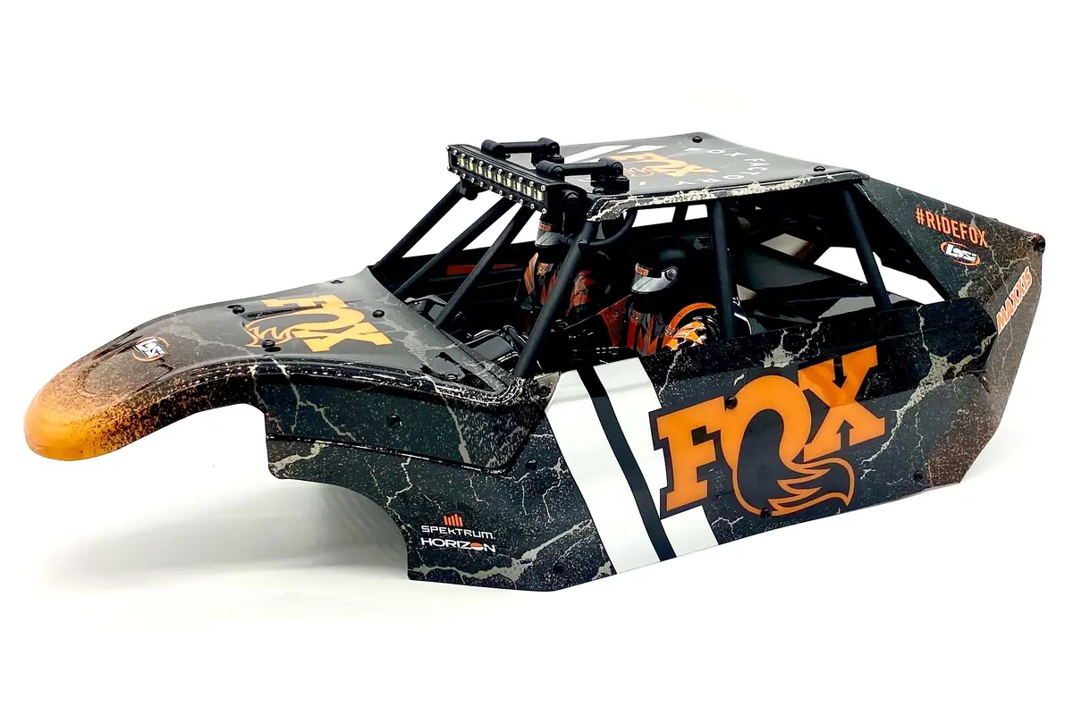 Losi Dbxl-E - Body (Fox Racing Shell W/Rollcage And Light Bar Los05020v2 1