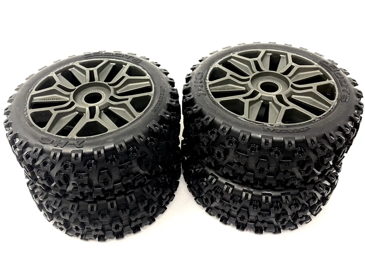 Arrma Typhon 4X4 3S Blx - Tires & Wheels (Tyres Rims Dboots 2Ho Ara4306v3 1