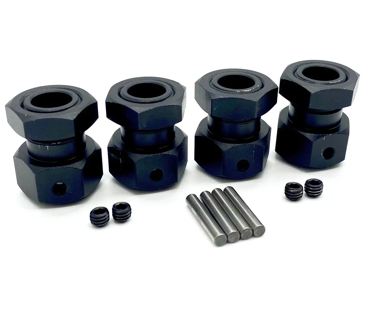 Losi Dbxl-E - Hexes (Wheel, Black With Nut Los252050, Los252050 Los05020v2 1