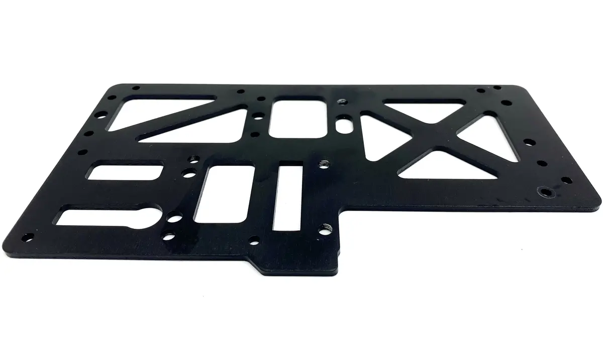 Losi Dbxl-E - Black Brace For Chassis (4Mm Annodized Los251090p  Los05020v2 1