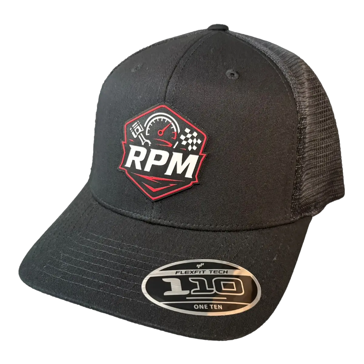 Dr. Parker's Rpm Black Flexfit Hat 1
