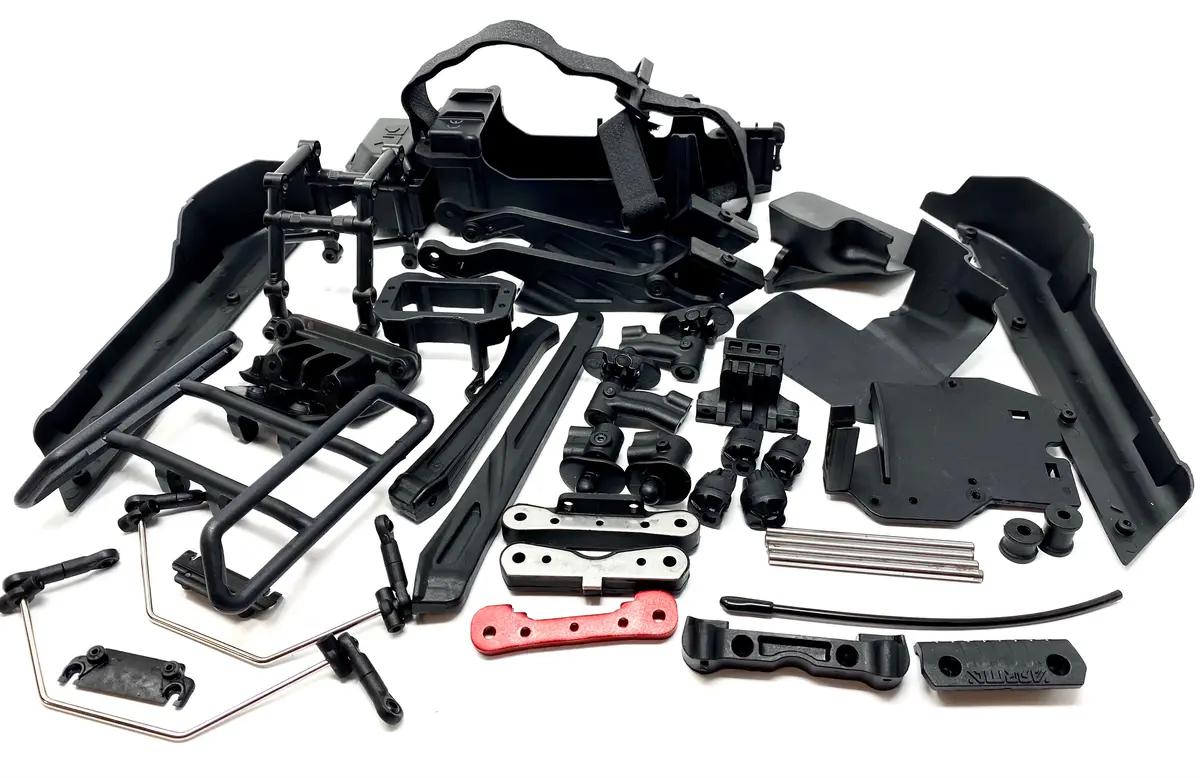 Arrma Kraton 6S V5 Blx - Side Guards, Battery Tray, Roll Tower Wing Mount Ara8608v5 1