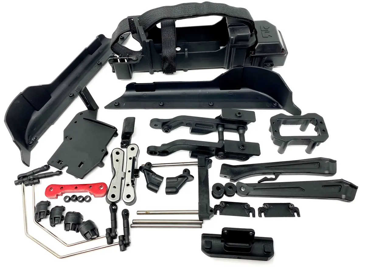 Arrma Typhon 6S V5 Blx - Side Guards, Battery Tray, Roll Tower Wing Mount Ara8606v5 1