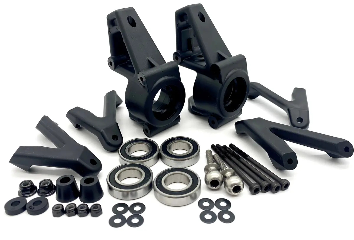 Baja 5B Sbk Gas - Front Hub Carrier Set & Bearings (Supports) Hpi Flux 160323 1