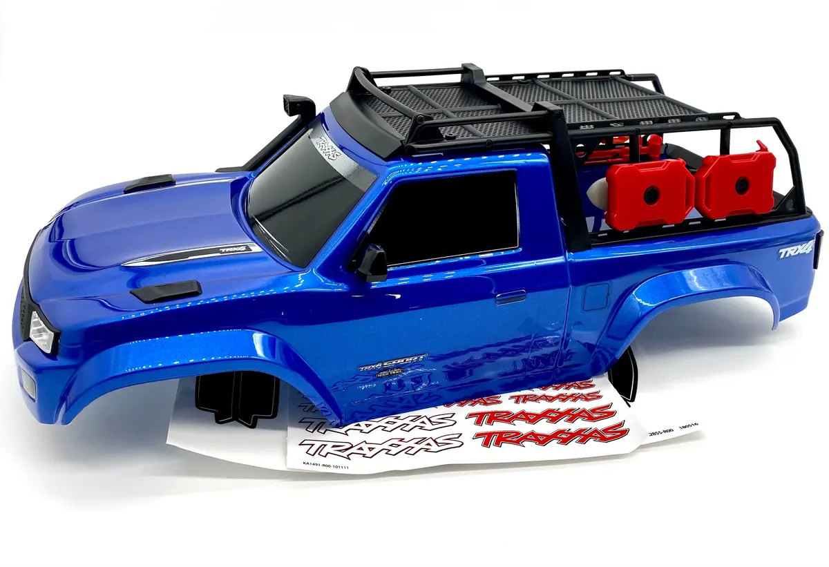 Trx-4 High Trail - Body Cover, Blue (Factory Painted, Complete Traxxas 82044-4 1